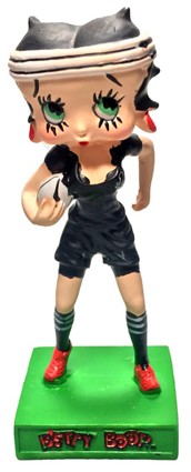 Betty Boop - Joueuse de Rugby 