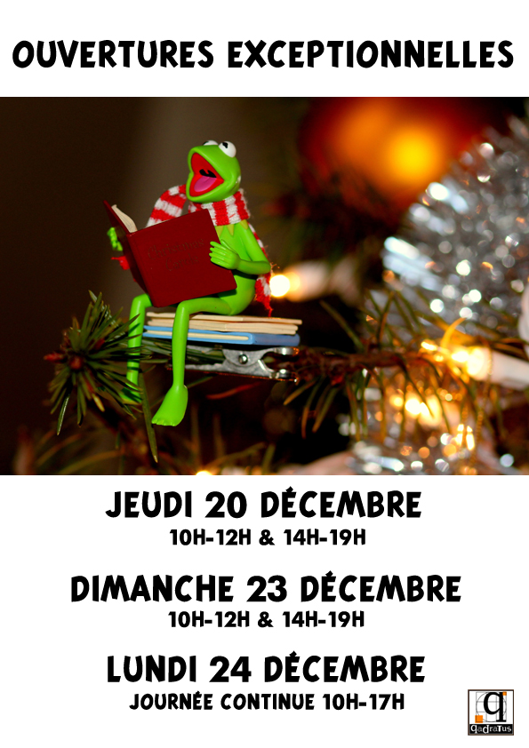 OUVERTURE DIMANCHES DECEMBRE