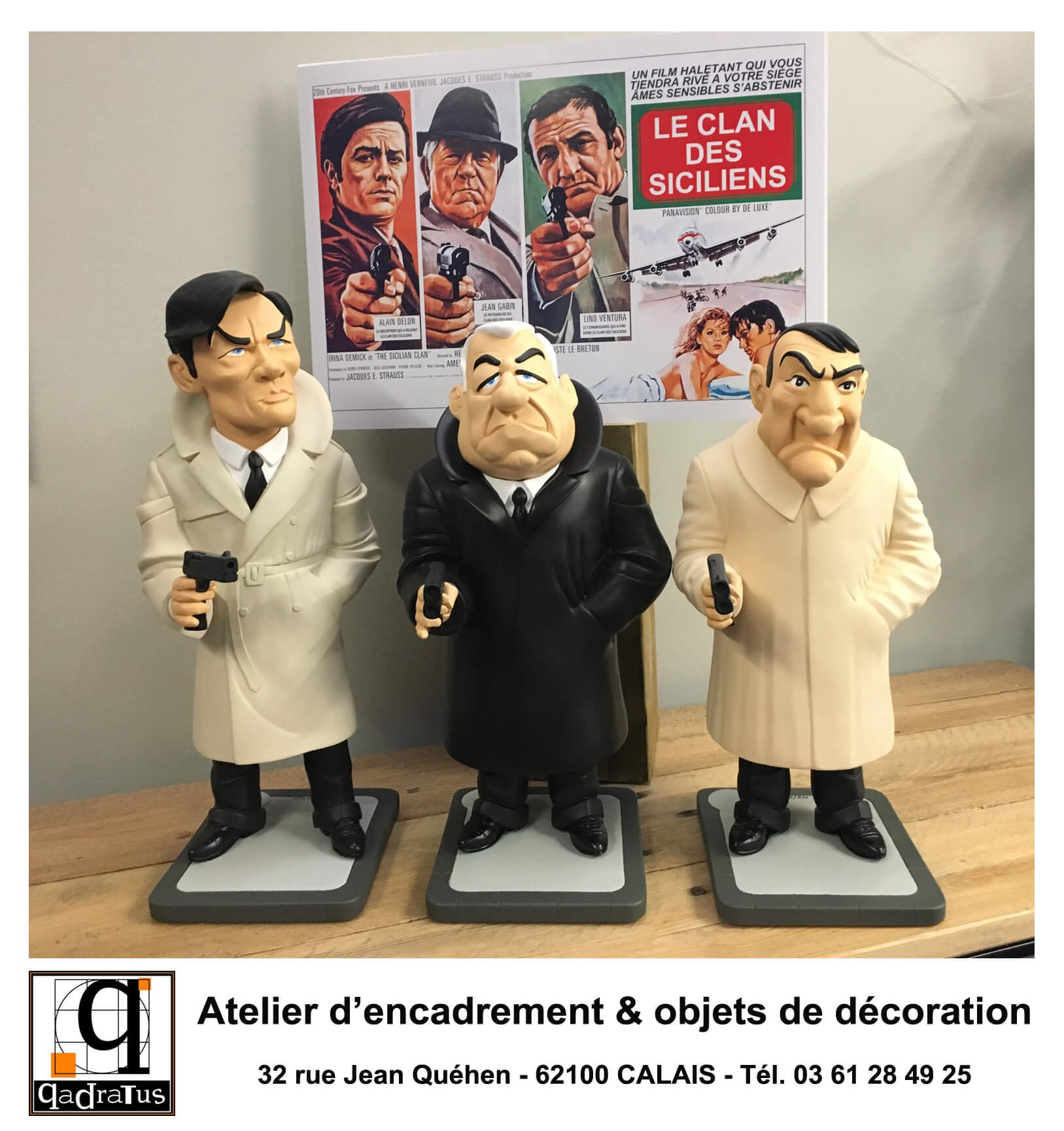 Alain Delon, Jean Gabin & Lino Ventura - Le Clan des Siciliens